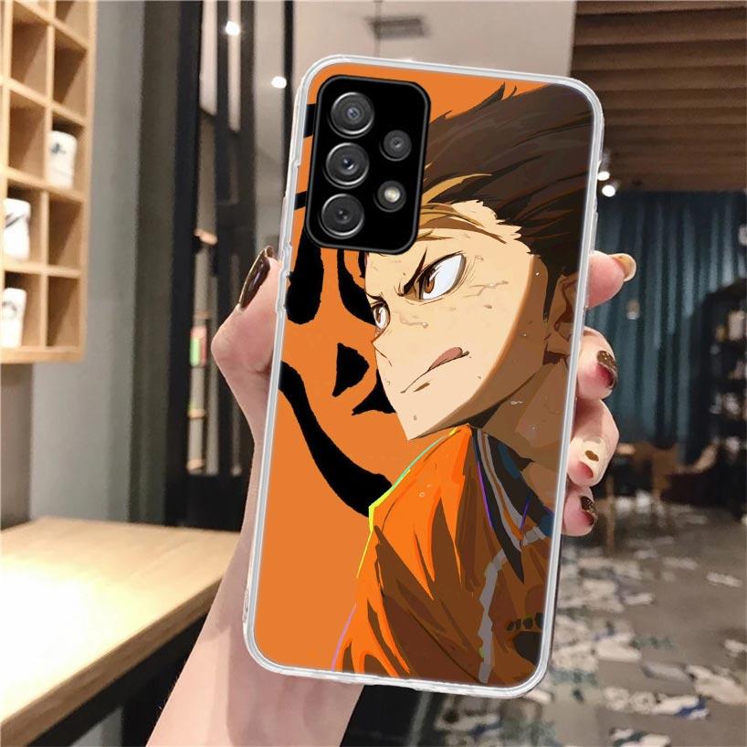 Чехол для телефона Haikyuu Oya Волейбол Аниме Мягкий для Samsung Galaxy A16 A26 A36 A56 A15 A14 A13 A55 A54 A53 A35 A34 A33 A25 A24 A23