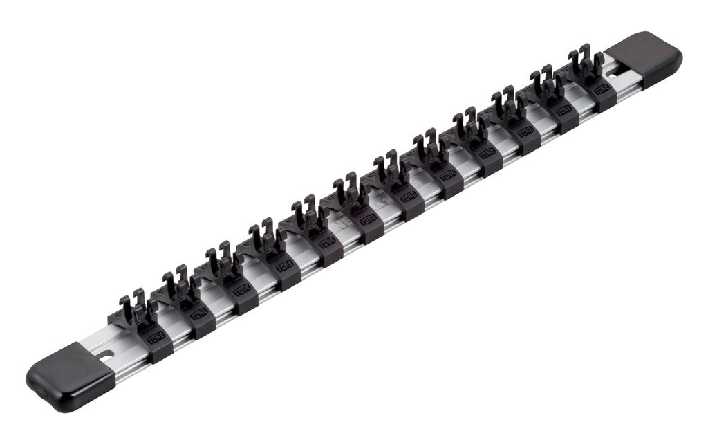 TONE SH2312 Алюминиевый держатель для торцевых головок с 12 вставками, 9,5 мм (3/8") Драйв,