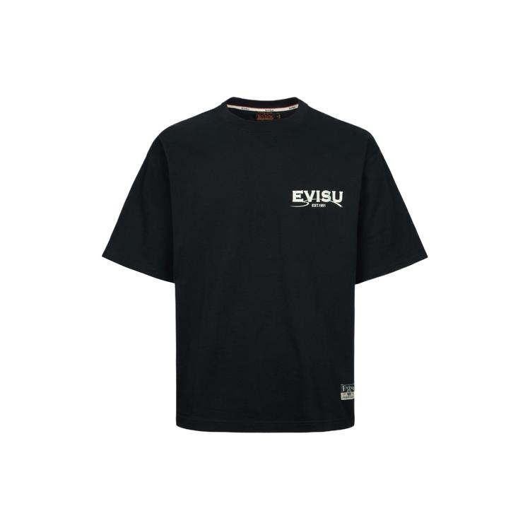 EVISU T-Shirts Men's Crew Neck Moderate Straight Fit 2ESHTM4TS7084RXCT