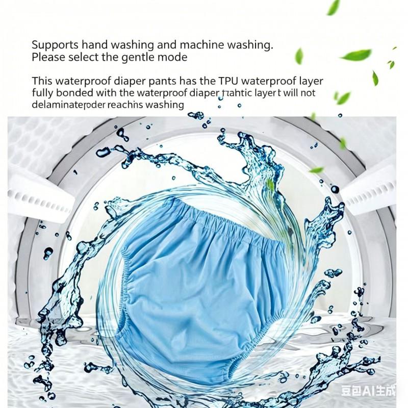 Reusable Incontinence Underwear Adults Elderly Men Women Washable Leak-Proof Briefs 4-Pack