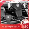 Для VW Новая 1 шт. Автомобильный держатель для телефона GPS, зажим для вентиляционного отверстия, установкаДля Volkswagen R Golf 4 5 6 7 Motion Polo Touran TSI TD