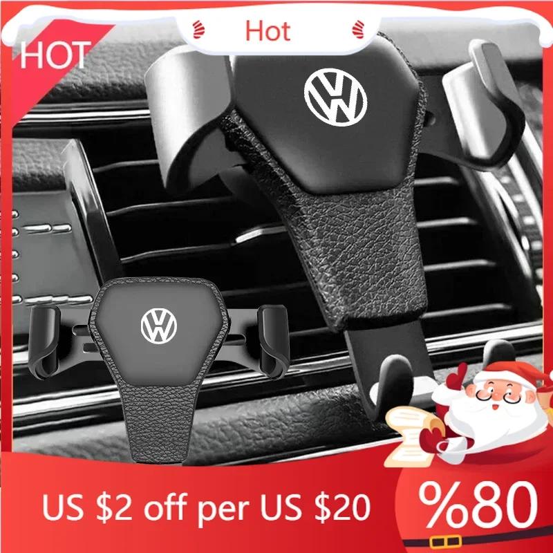 Для VW Новая 1 шт. Автомобильный держатель для телефона GPS, зажим для вентиляционного отверстия, установкаДля Volkswagen R Golf 4 5 6 7 Motion Polo Touran TSI TD