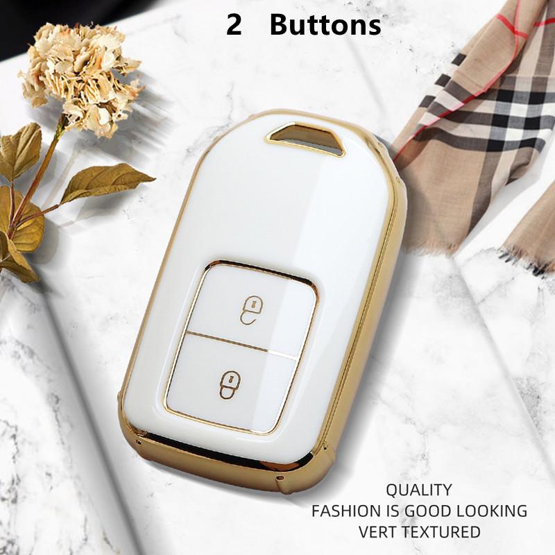 Роскошный чехол для дистанционного ключа для Honda CRV Fit Civic Accord HRV City Odyssey XRV Pilot Jazz Jade Vezel Crider Car