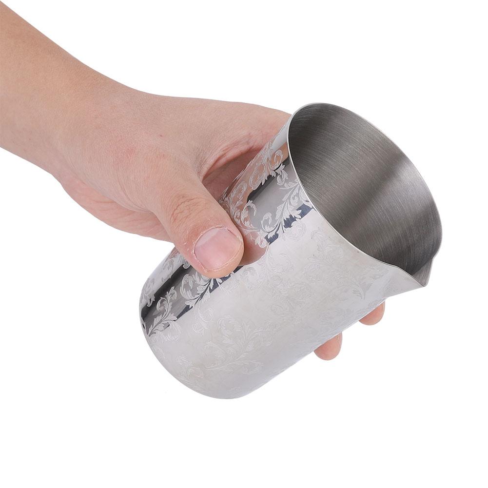 500ml Durable Stainless Steel Bar Beer Cocktail Mixing Cup Wide Mouth Mug