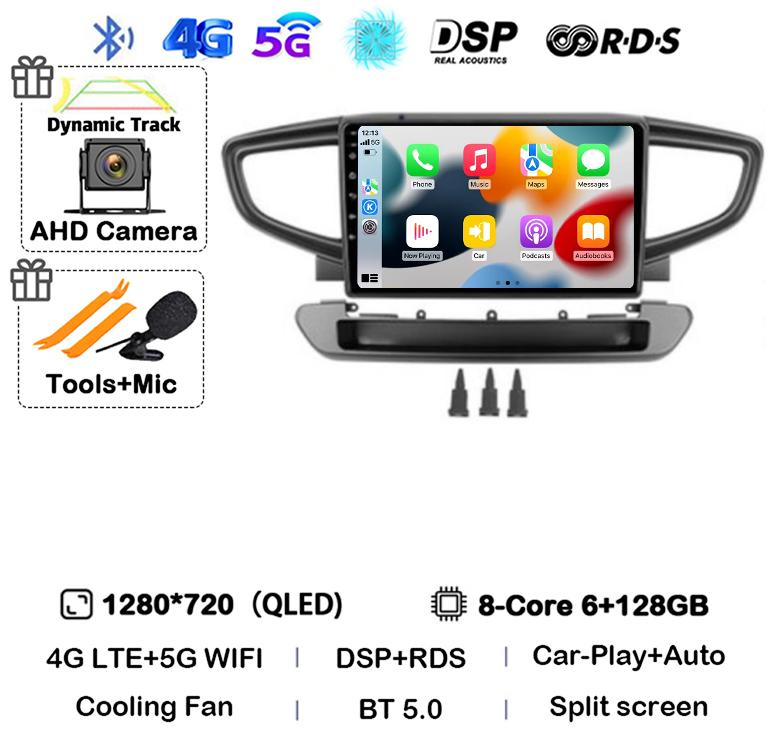 Android 14 Carplay Car Radio For Hyundai Ioniq 2016-2025 Multimedia Video Player Navigation GPS 2din 2 Din Dvd 360 Camera Stereo