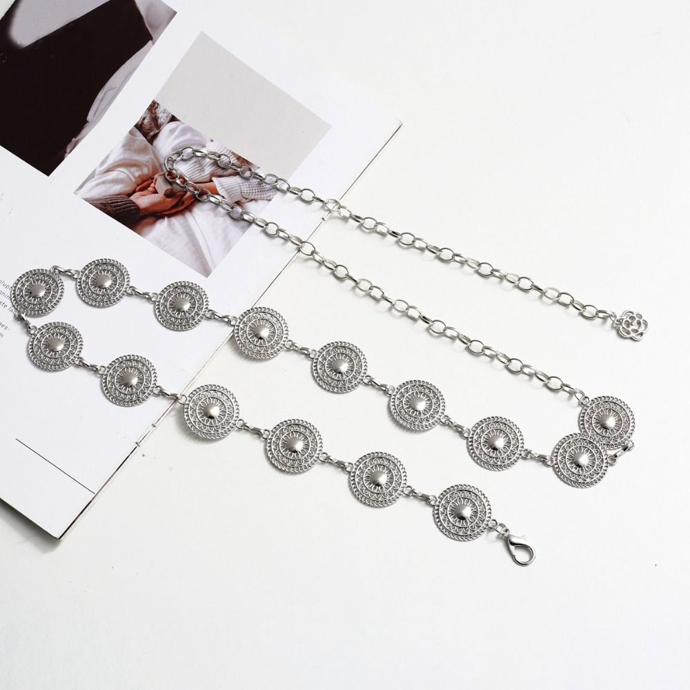 Vintage Chain Belt Metal Waist Jewelry Accessory New Waist Chain Skirt Decor