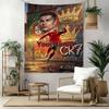 Cristiano Ronaldo Custom Your Name Wall Decor Tapestry Art For Pet Memorial Birthdaywedding Party Backdrop Family Gift