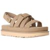 UGG Золотая Семейная Коровья Спилок Простые Универсальные Сандалии на Одном Ремне Женские сандалии Горчичные 1175122-MDSD