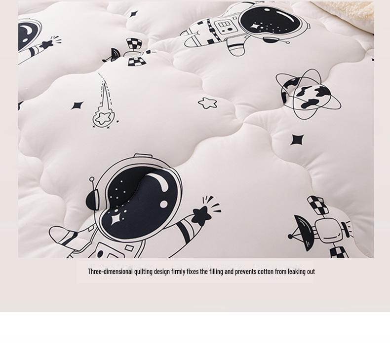 Мягкое и пушистое зимнее двойное одеяло из овечьей шерсти