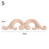 Door Decoration Woodcarving Decorative Corner Appliques Frame Wooden Figurines Crafts Wood Carved