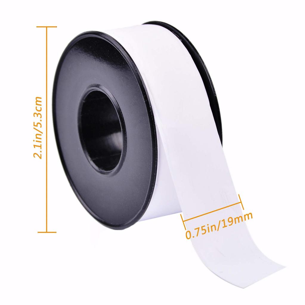 Pipe Thread Seal Tape for Plumbers Plumbing,-328 To 680 Degree F Temperature Range,