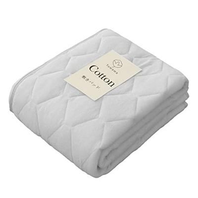 Fuwawa Широкий размер King Size, 100% Хлопковый махровый наматрасник, Всесезонный, Изготовлен с наполнителем Teijin Mighty Top II. Гладкий, Отводящий влагу, Быстросохнущий, А
