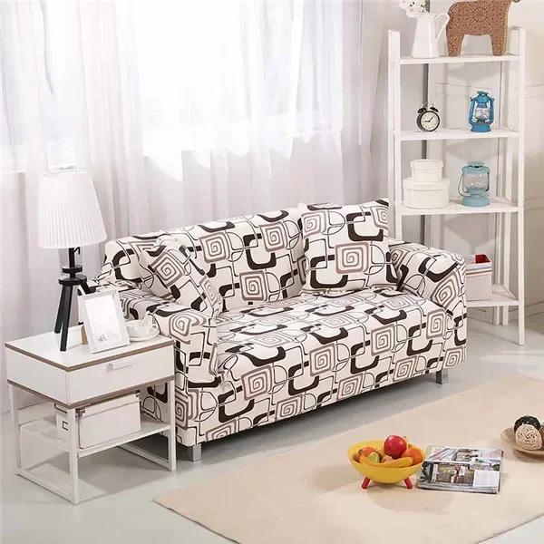 Эластичный чехол для дивана с геометрическим рисунком для гостиной, современный секционный угловой чехол для дивана, чехол для дивана, защита для стула 1/2/3/4 местный