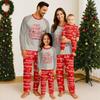 Family Matching Print Sets Pajamas Loungewear Outfits Family Matching Long Sleeve Tops+Pants Set