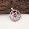 Pink Rubellite Gemstone Jewelry, 925 Solid Sterling Silver Pendant, Beautiful Silver Pendant, Handmade Healing Pendant For Women