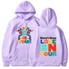 Harrys House Love On Tour Hoody  Unisex's Streetwear Print Clothes Originality Aesthetic Sweatshirt Unisex Autumn Fleece Hoodie