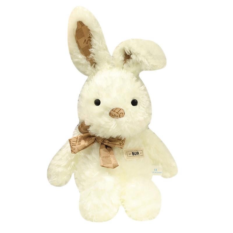 Cute Bunny Plush Toy With Soft Short Pile For Children Kids Birthday Gift
