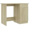 VidaXL Bureau Chêne sonoma 100 x 50 x 76 cm Aggloméré