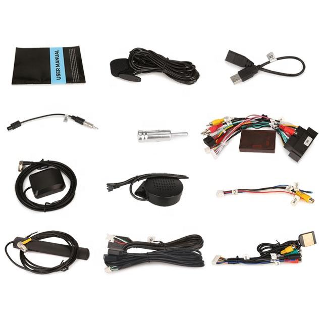 Erisin ES6751FN Android 14 Octa-Core Car GPS Multimedia Player DSP 64GB BT5.0 Hybrid GPS for 500 500C 500S 500E 500 Vehicles