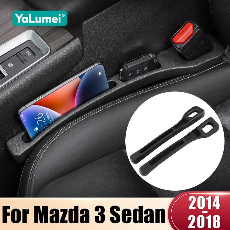 Для Mazda 3 BM Седан 2014 2015 2016 2017 2018 2 шт. Универсальные водонепроницаемые полоски для зазора боковой части сиденья автомобиля Заполнитель щелей Хранение