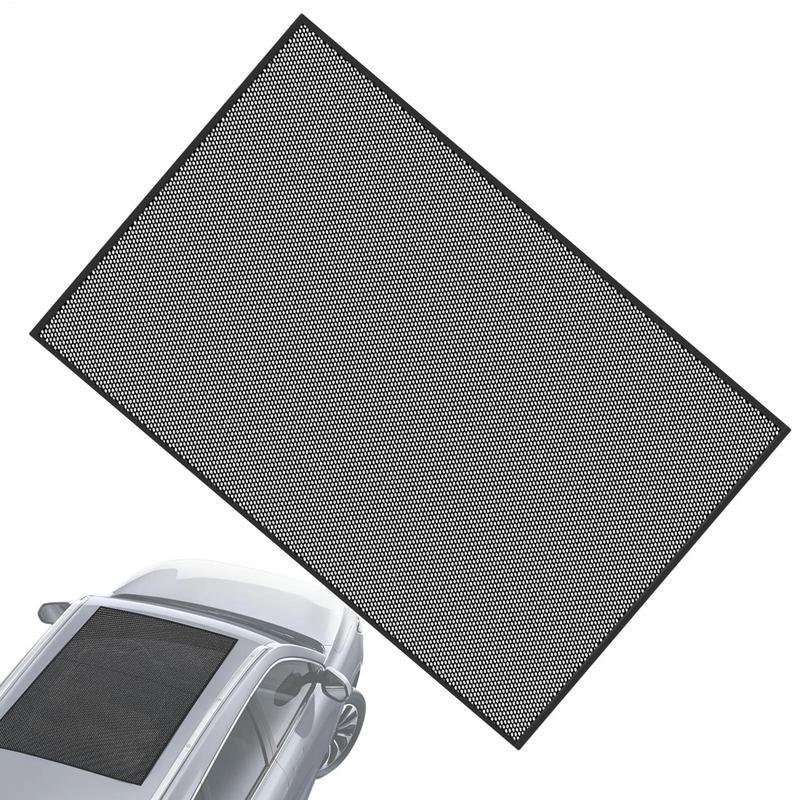 car Sunroof Cover Magnetic Breathable Car Sun Shade Anti-Fly Automotive Auxiliary Parts For Driving Sleeping Outdoor Camping
