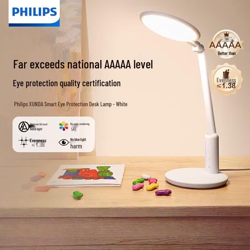 Philips Full-Spectrum Eye-Care LED Desk Lamp