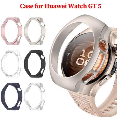Чехол для Huawei Watch GT 5 42 мм 46 мм Смарт-часы Жесткий защитный чехол из ПК Антицарапающий Бампер Оболочка для аксессуаров Huawei GT5