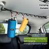 Multifunctional Car Clothesline Car Hanging Clothes Rack Car Rear Seat Storage Fixed Hook Clothes Rack