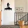 Promotion Hiker Key Rack Hanger Small 6 Inch Wide / Large 9 Inch Wide Hanger In The Hallway Decoration For Home Wall Sticker