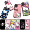 Чехол для OPPO A54 A40 A60 A80 A18 A16 A17 A38 A78 A79 A57 A55 A3 Pro A96 A15 A12 Чехол для телефона Hello Kitty Кошка Розовый
