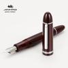 JinHao X159 Акриловая черная перьевая ручка Металлический зажим Удлиненное тонкое перо F 0,5 мм Письменные принадлежности Офис Школа Подарки Ручки PK 9019