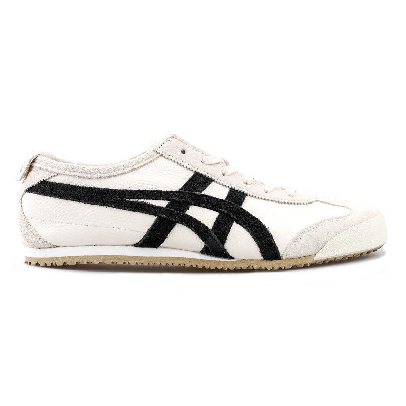 ONITSUKA TIGER Mexico 66 VIN Легкие Дышащие Низкие Повседневные Кроссовки Унисекс Бежевый/Черный 1183B391-200