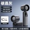 New Handheld Portable Ice Cooling Fan, Small Desktop Semiconductor Charging Turbine Mini Fan