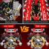 Mould King 10169 MOC Technic V12 Рядный Бензиновый Двигатель Комплект Цилиндрового Блока, Технология Двигателя Спортивный Автомобиль Электродвигатель Блок Привода - Включает
