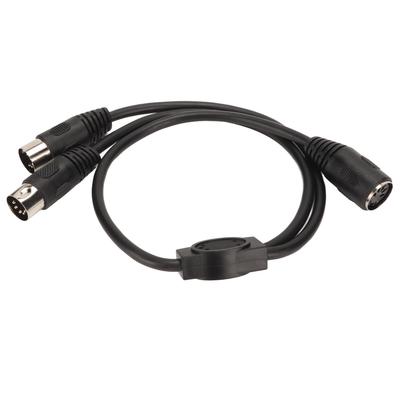 5-контактный Din Female to 2 5-контактный Din Male Cable 5-жильный гибкий DIN 5-контактный Y-разветвитель адаптер звук