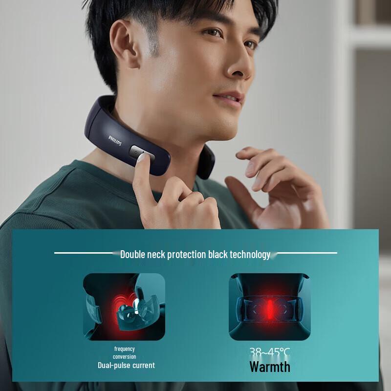 Philips Умный массажер для шеи и плеч, штепсель CN (адаптер в комплекте)