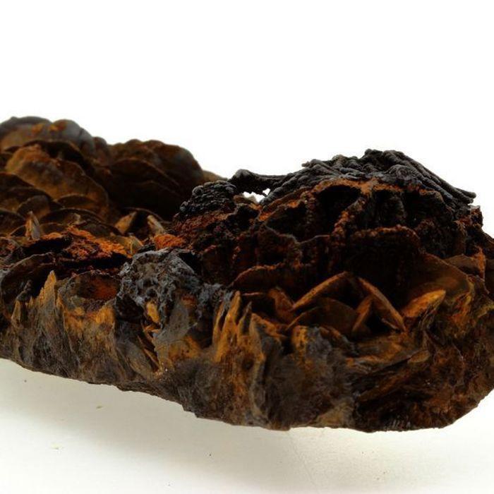 Pyrolusite et Goethite sur Sidérite 1445.3 carats