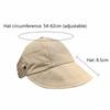 Breathable Outdoor Sun Hat Foldable UV Protection Visors Summer Fisherman Ponytail Caps