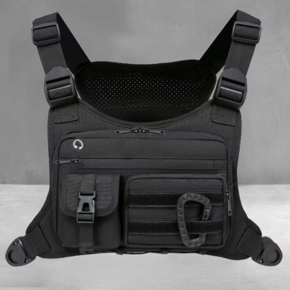 Adjustable Multi-functional Chest Bag Water Resistant Outdoor Chest Bag Sports Vest Bag Hiking