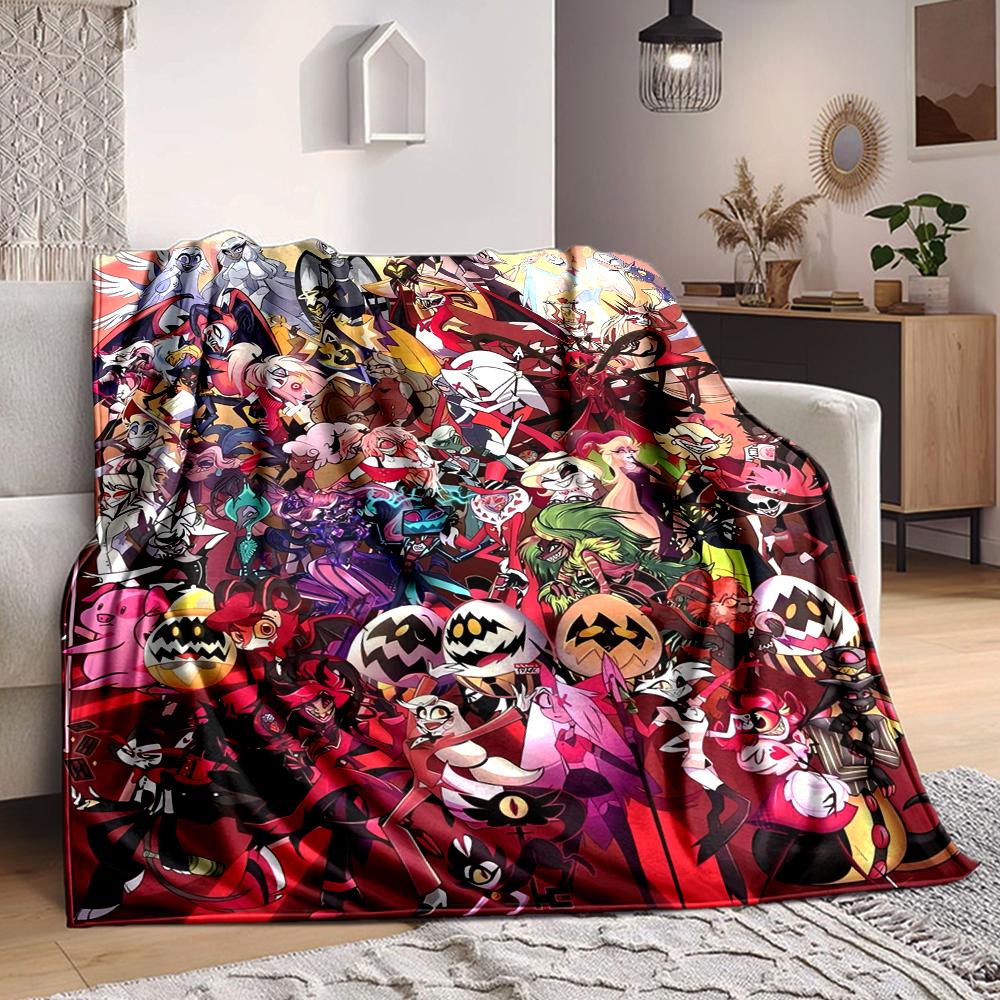 1Pc Halloween Character Parade Blanket Soft And Comfortable Casual Warm Camping Travel Christmas Halloween Xmas Gift M92437