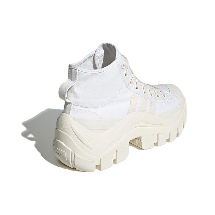 Adidas Кроссовки унисекс Nizza High XY22 Cloud White Chalk-White Grey-Two HR1441