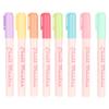 Набор жидких меловых маркеров Многоцелевые 3 мм Тонкий наконечник 8 цветов Стираемые меловые маркеры для