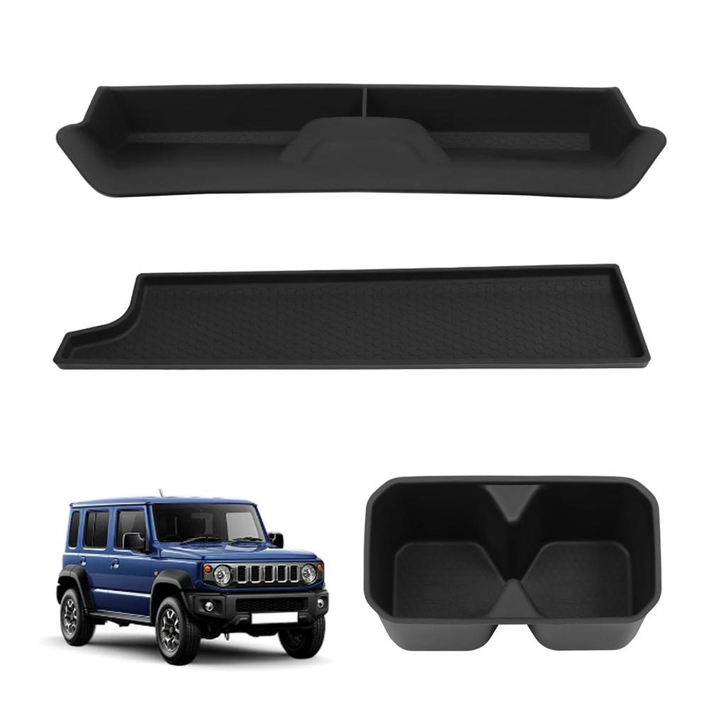 LUCKEASY Специальная полка для сиденья пассажира Suzuki Jimny Nomad JC74W FC, держатель для напитков на центральной консоли, ручка для входа на пассажирское сиденье, ящик для хранения Jimny Nomade