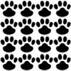 GRASSCALM Stickers, Paw Stickers, Set of 16, 3D 3D Car, Dog, Cat, Decal, Scratch,
