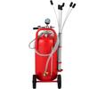 5 Gallon/22.7L Oil Extractor, Portable Air Pneumatic Waste Oil Garage Extractor Drain Draine Tank