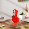 Desk Goose Hoodie 7-Inch Goose Statue Outfit Miniature Hoodie with Drawstring Clothes for Desktop Goose Table Decoration