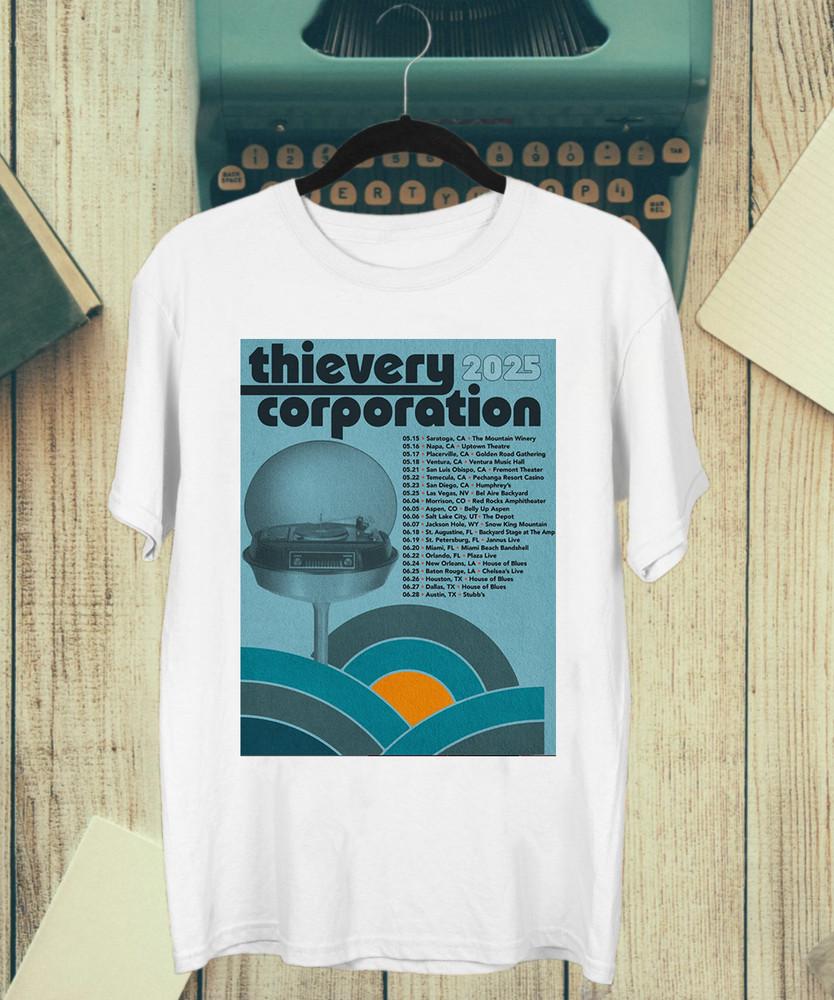 Thievery Corporation Band Spring Tour May T Shirt Full Size S-5XL Unisex T-Shirt