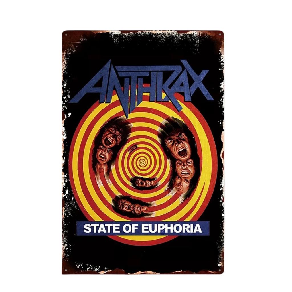 Vintage Rock Band Metal Sign Metal Poster Sign Plaque Metal Wall Plate Workshop Bar Pub Garage Club Retro Home Wall Decor