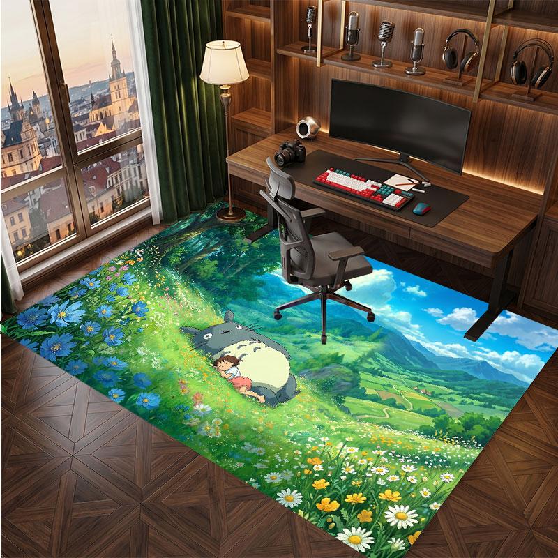My Neighbor Totoro Rug Soft Thick Non Slip Floor Carpet for Bedroom Living Room Home Decor
