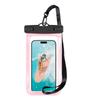 IPX8 Waterproof Phone Case with Lanyard Touchscreen Photograph Cellphone Dry Bag for Beach Cruise Essentials PVC Transparent 5